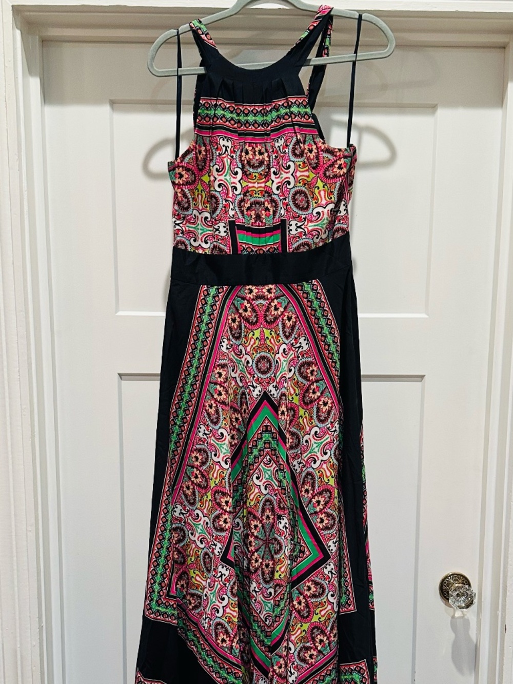 Eliza J Halter Maxi Dress Size 10 – Scarf Print Paisley